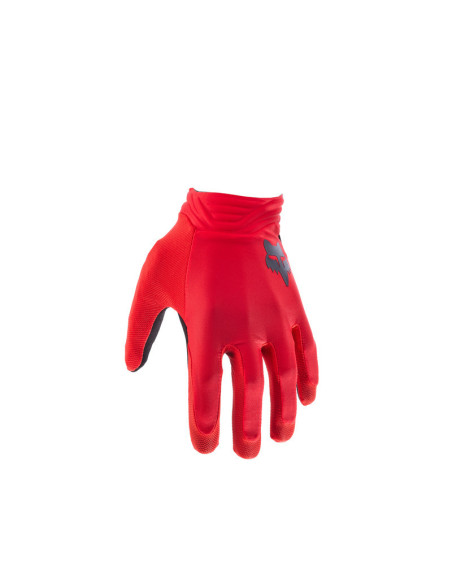 FOX AIRLINE FLUO RED CROSS-COUNTRY MOTO GLOVES