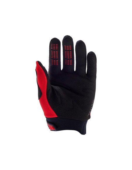 FOX YOUTH DIRTPAW FLUO RED KROSINĖS MOTO PIRŠTINĖS
