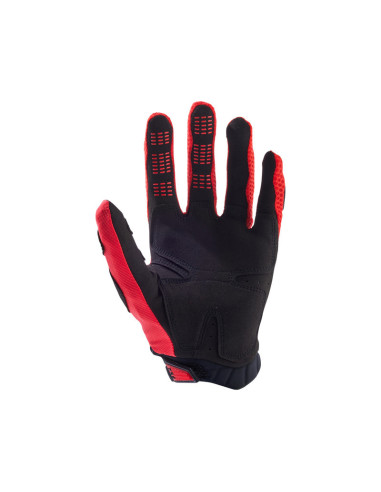FOX PAWTECTOR BLACK/RED CROSS-COUNTRY MOTO GLOVES