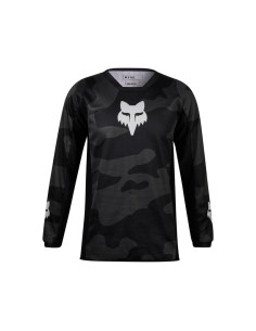 FOX YOUTH 180 BNKR JERSEY BLACK CAMO KROSINĖ MOTO MAIKUTĖ