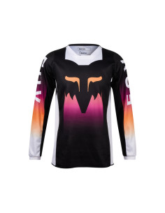 FOX YOUTH 180 FLORA JERSEY BLACK/PINK KROSINĖ MOTO MAIKUTĖ