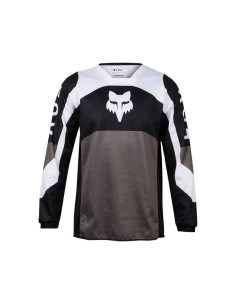 FOX YOUTH 180 NITRO JERSEY BLACK/GREY KROSINĖ MOTO MAIKUTĖ