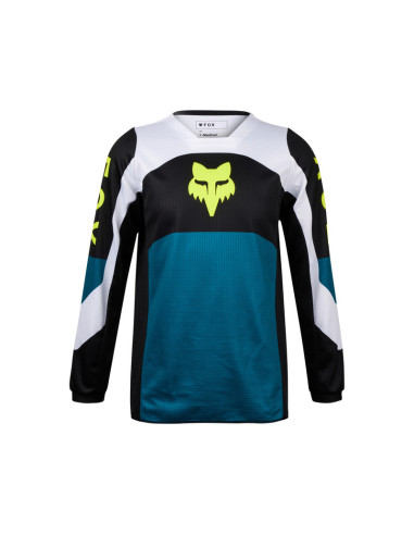 FOX YOUTH 180 NITRO JERSEY MAUI BLUE KROSINĖ MOTO MAIKUTĖ