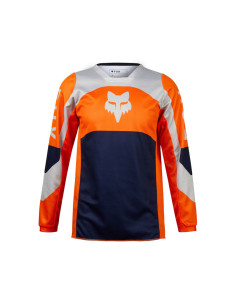 FOX YOUTH 180 NITRO JERSEY FLUO ORANGE KROSINĖ MOTO MAIKUTĖ