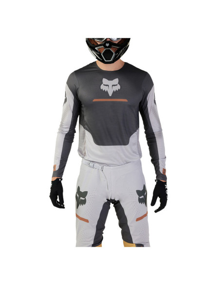 FOX FLEXAIR OPTICAL JERSEY STEEL GREY KROSINIAI MOTO MARŠKINĖLIAI