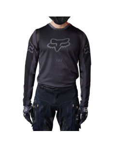 FOX RANGER AIR OFF ROAD JERSEY BLACK KROSINIAI MOTO MARŠKINĖLIAI