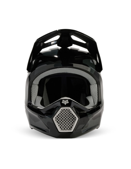 FOX V1 BNKR BLACK CAMO CROSS MOTO HELMET