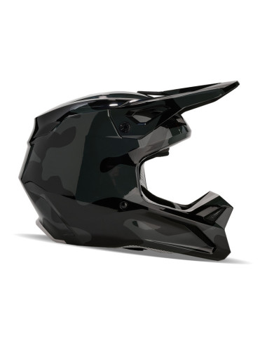 FOX V1 BNKR BLACK CAMO KROSINIS MOTO ŠALMAS