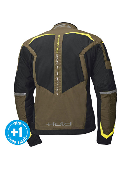 HELD ZELDA MILITARY GREEN TEXTILE MOTO JACKET