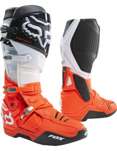 FOX INSTINCT BLACK/WHITE/ORANGE KROSINIAI MOTO BATAI 