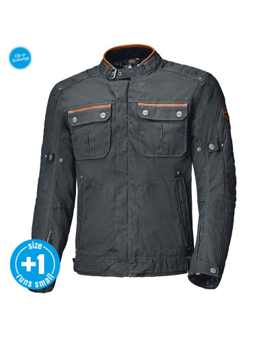 HELD BAILEY BLACK TEXTILE MOTO JACKET
