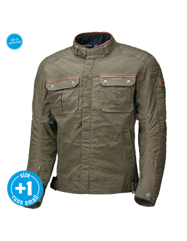 HELD BAILEY BROWN TEXTILE MOTO JACKET