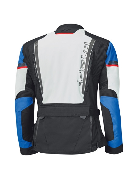 HELD TRIDALE GREY/BLUE TEXTILE MOTO JACKET