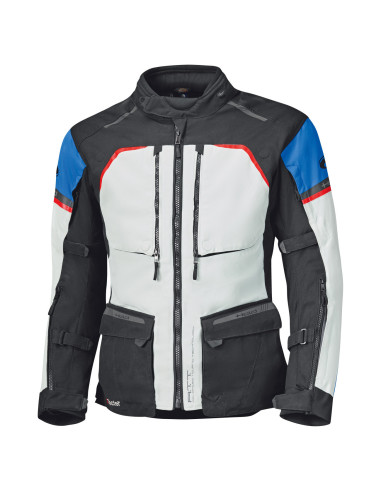 HELD TRIDALE GREY/BLUE TEXTILE MOTO JACKET