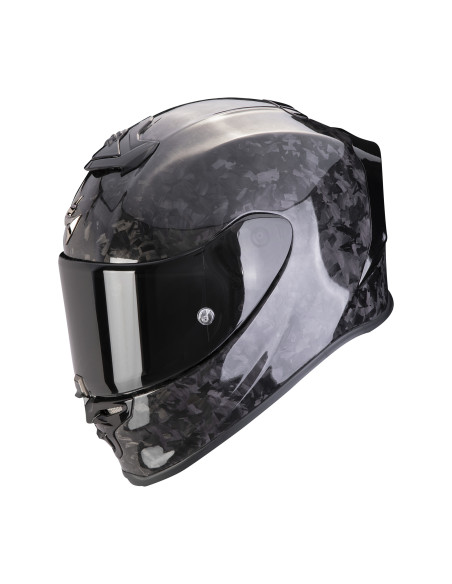 SCORPION EXO-R1 CARBON EVO AIR ONYX BLACK SPORTINIS/UŽDARAS MOTO ŠALMAS