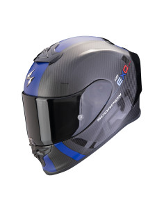 SCORPION EXO-R1 CARBON EVO AIR MG BLUE SPORTINIS/UŽDARAS MOTO ŠALMAS