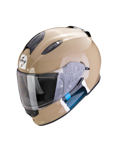 SCORPION EXO-491 CODE SAND/BLUE SPORTINIS/UŽDARAS MOTO ŠALMAS