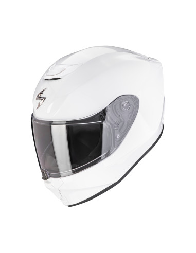 SCORPION EXO AIR WHITE VAIKIŠKAS SPORTINIS/UŽDARAS MOTO ŠALMAS