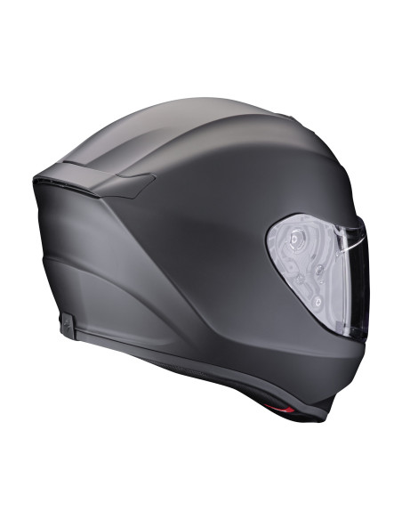 SCORPION EXO AIR MATT BLACK VAIKIŠKAS SPORTINIS/UŽDARAS MOTO ŠALMAS