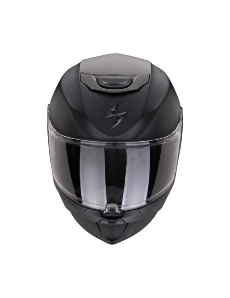SCORPION EXO AIR MATT BLACK VAIKIŠKAS SPORTINIS/UŽDARAS MOTO ŠALMAS