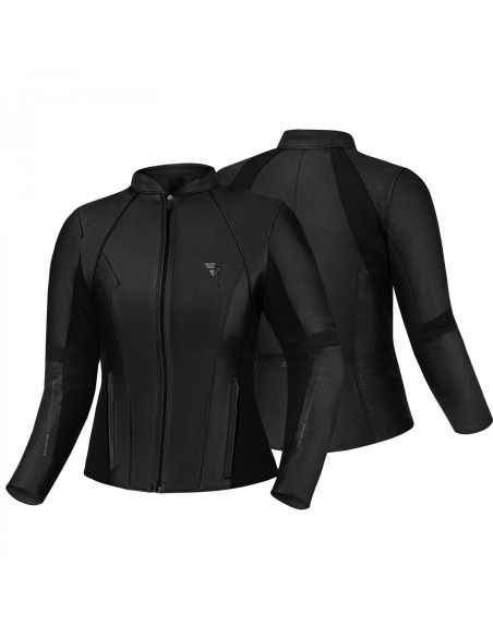 SHIMA MONACO 2.0 BLACK WOMEN'S LEATHER MOTO JACKET
