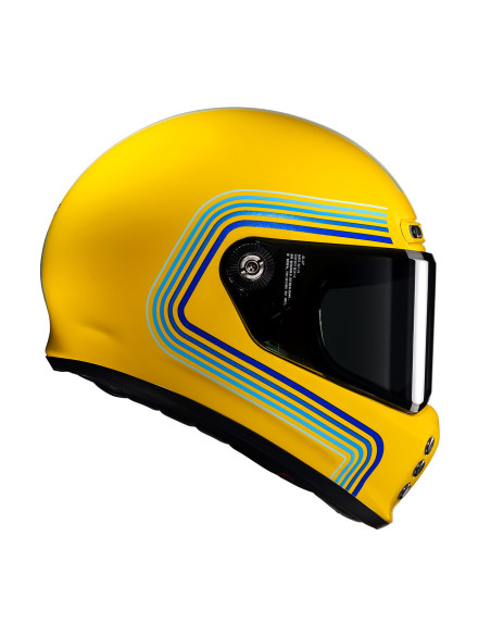 HJC V10 FONI/MC3 UŽDARAS MOTO ŠALMAS