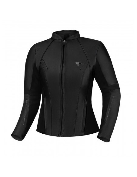 SHIMA MONACO 2.0 ЧЕРНАЯ ЖЕНСКАЯ КОЖАНАЯ МОТО КУРТКА