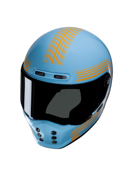 HJC V10 FONI/MC27 UŽDARAS MOTO ŠALMAS
