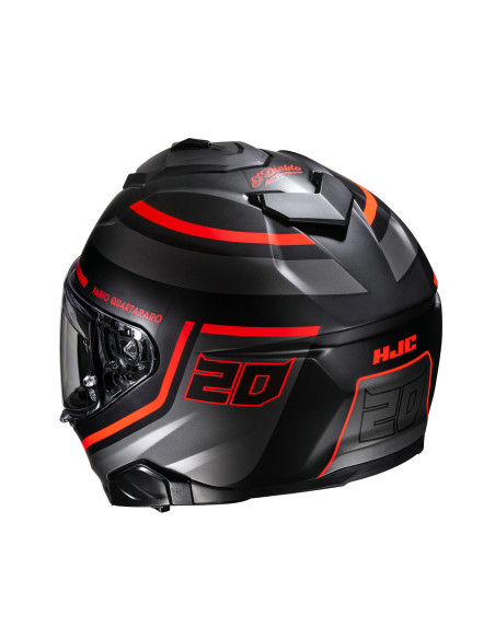 HJC i71 FQ 20/MC1SF SPORTINIS/UŽDARAS MOTO ŠALMAS