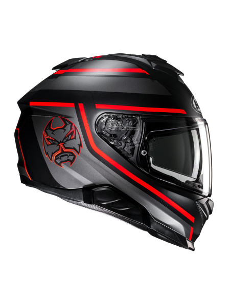 HJC i71 FQ 20/MC1SF SPORTINIS/UŽDARAS MOTO ŠALMAS