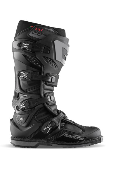 GAERNE SG-22 BLACK CROSS/ENDURO MOTO BOOTS