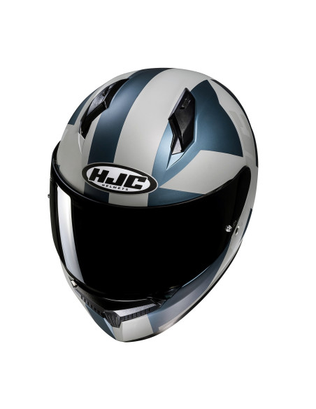 HJC C10 TEZ/MC2SF SPORTINIS/UŽDARAS MOTO ŠALMAS