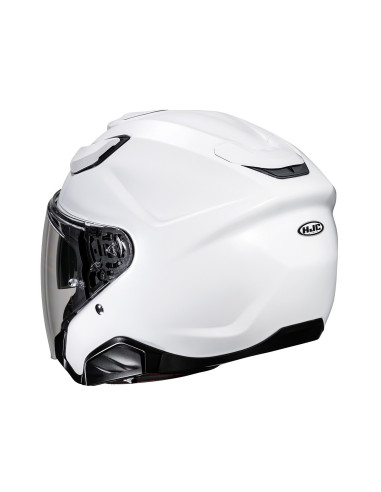 HJC F31 PEARL WHITE OPEN MOTORCYCLE HELMET