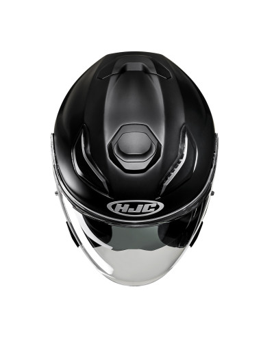 HJC F31 SEMI FLAT BLACK OPEN MOTORCYCLE HELMET