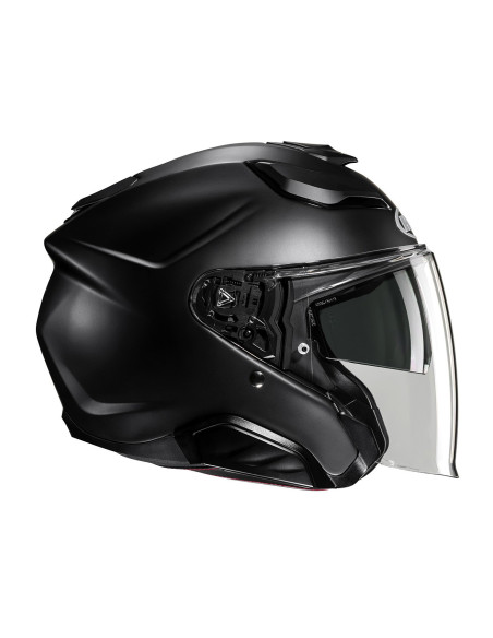 HJC F31 SEMI FLAT BLACK OPEN MOTORCYCLE HELMET