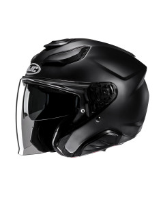 HJC F31 SEMI FLAT BLACK OPEN MOTORCYCLE HELMET