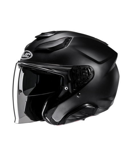 HJC F31 SEMI FLAT BLACK OPEN MOTORCYCLE HELMET