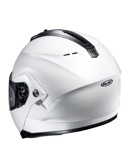 HJC C91N PEARL WHITE FLIP-UP MOTORCYCLE HELMET