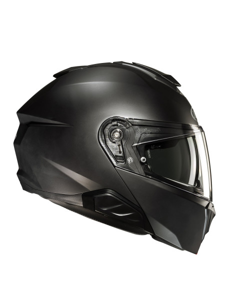 HJC i91 SEMI FLAT BLACK FLIP-UP MOTO CHALLENGE