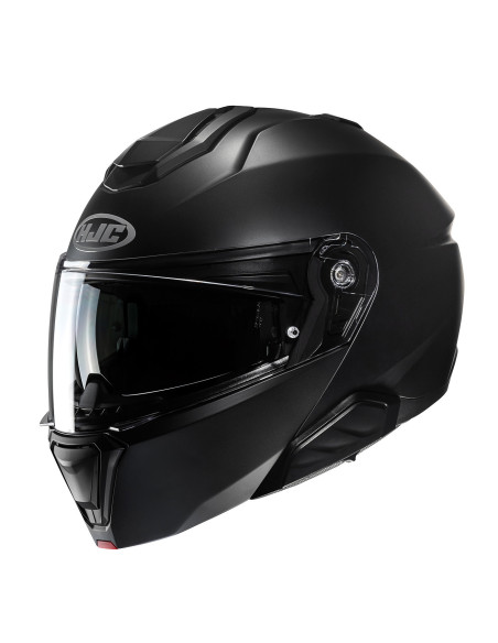 HJC i91 SEMI FLAT BLACK FLIP-UP MOTO CHALLENGE