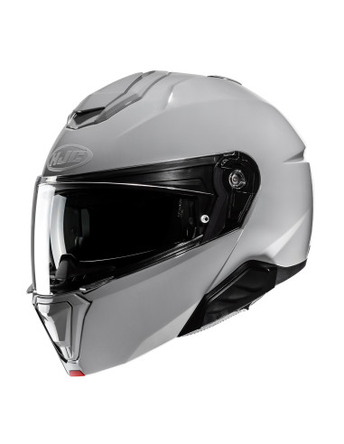 HJC i91N GRAY FLIP-UP MOTO FRONT
