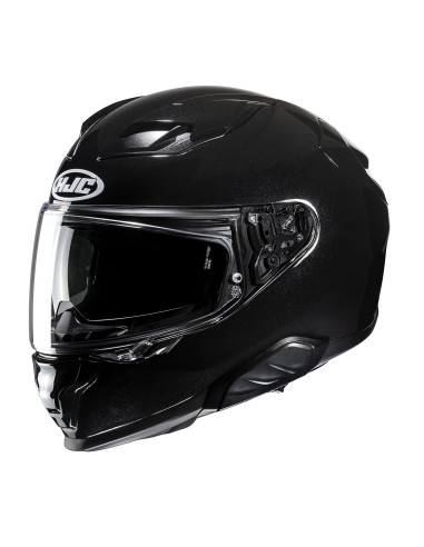 HJC F71 METAL BLACK SPORTS/INDOOR MOTORCYCLE HELMET