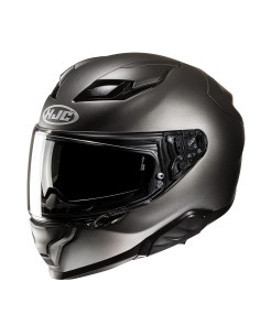 HJC F71 SEMI FLAT TITANIUM SPORTS/CLOSED MOTORCYCLE HELMET