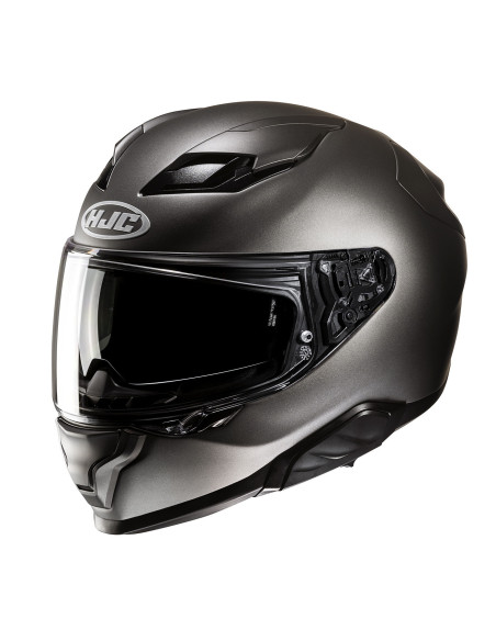 HJC F71 SEMI FLAT TITANIUM SPORTS/CLOSED MOTORCYCLE HELMET