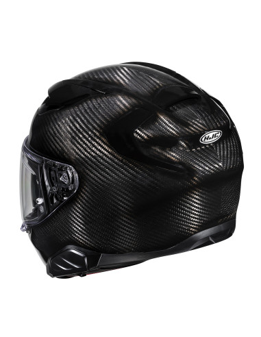 HJC F71 CARBON BLACK SPORTS/INDOOR MOTORCYCLE HELMET