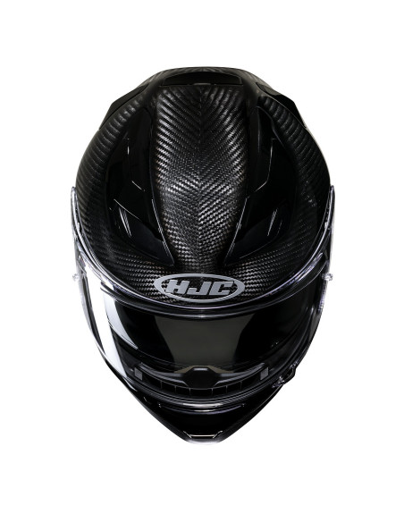 HJC F71 CARBON BLACK SPORTS/INDOOR MOTORCYCLE HELMET