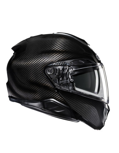 HJC RPHA 91 CARBON BLACK FLIP-UP MOTO ŠALMAS