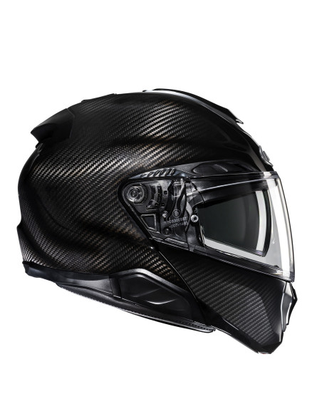 HJC RPHA 91 CARBON BLACK FLIP-UP MOTO ŠALMAS