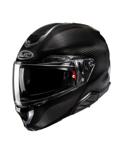 HJC RPHA 91 CARBON BLACK FLIP-UP MOTO ŠALMAS