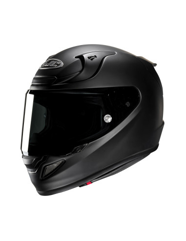 HJC RPHA 12 SEMI FLAT BLACK SPORTINIS/UŽDARAS MOTO ŠALMAS